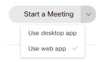 Webex-start-a-meeting-select-app